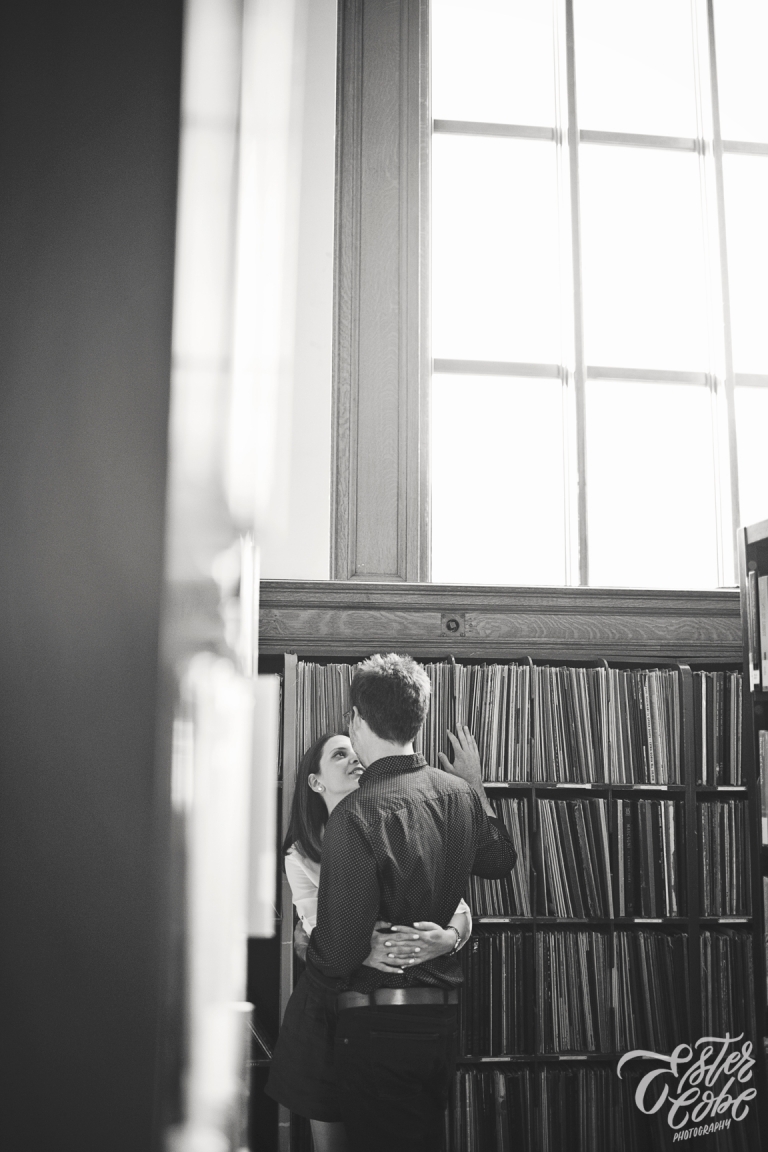 Music Library Detroit Public Library Engagement :: Ester Cobe Photography