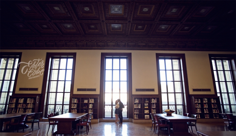 Detroit Public Library Engagement :: Ester Cobe Photography