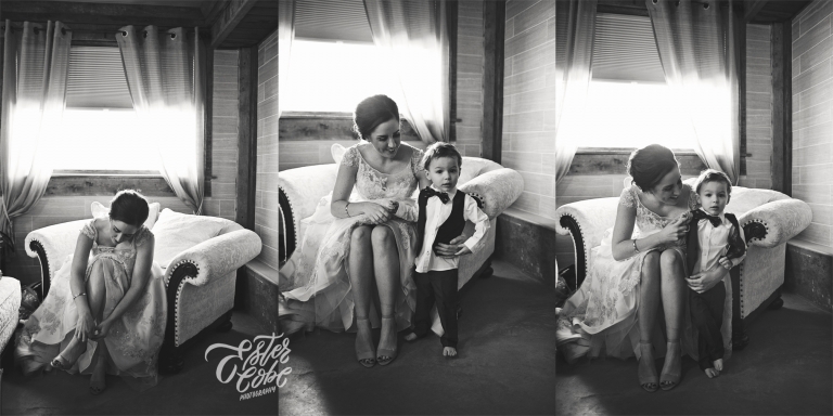 Bride Mother and Son Wedding