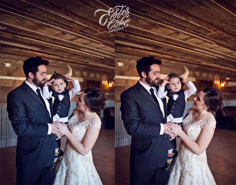 Family Posing with kids