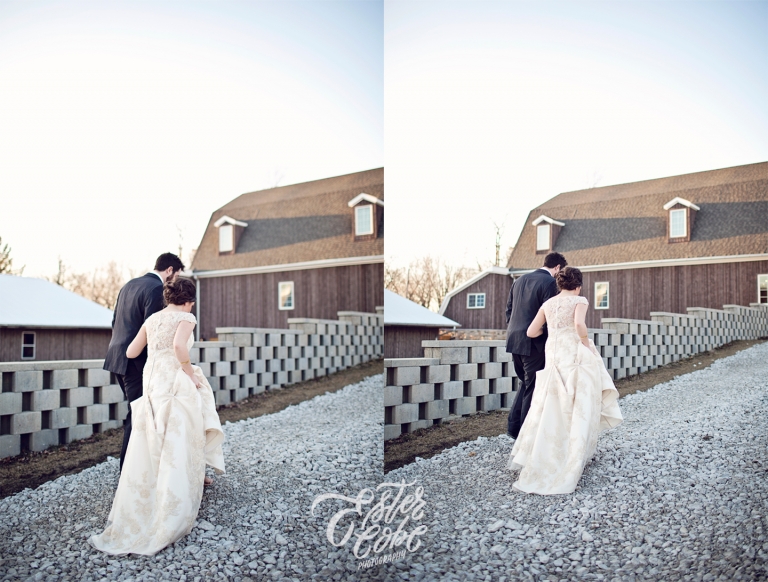Sunset Cottonwood Barn Wedding