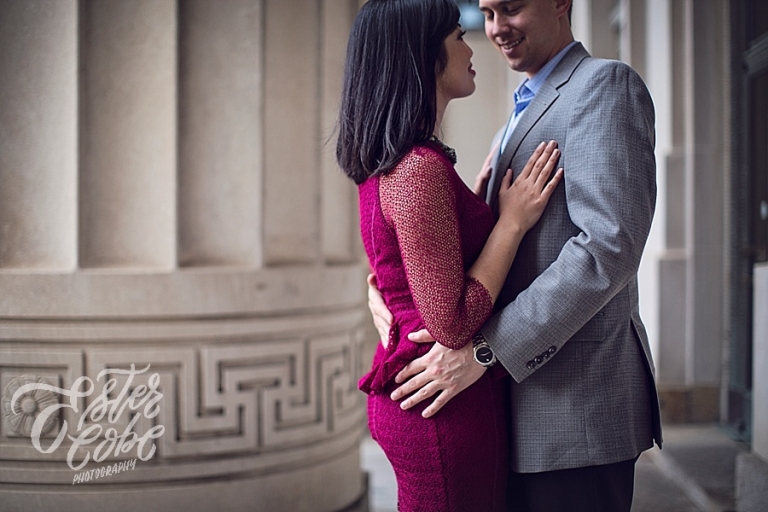 Authentic posing Engagement Session