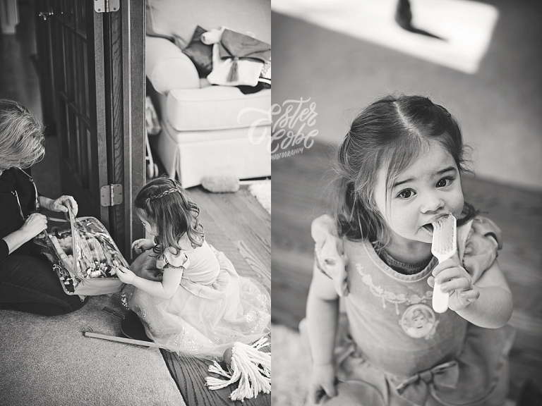 Dressing Up Newborn in Home Photography