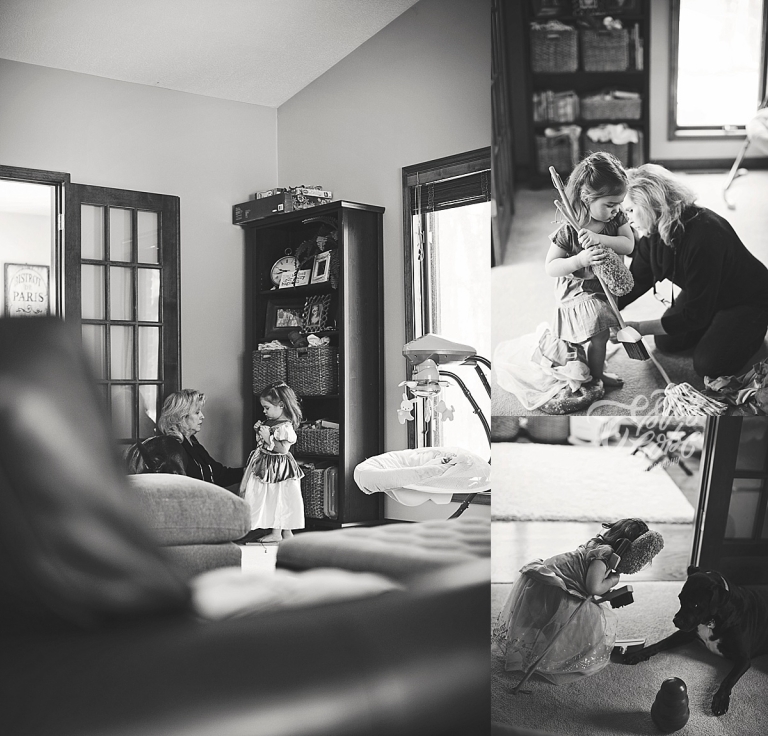 Dress up Newborn in Home Photography