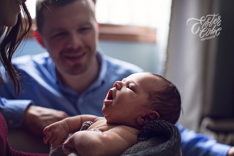 adoration Newborn in Home Photography