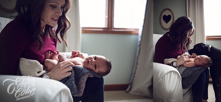 In Nursery Newborn in Home Photography