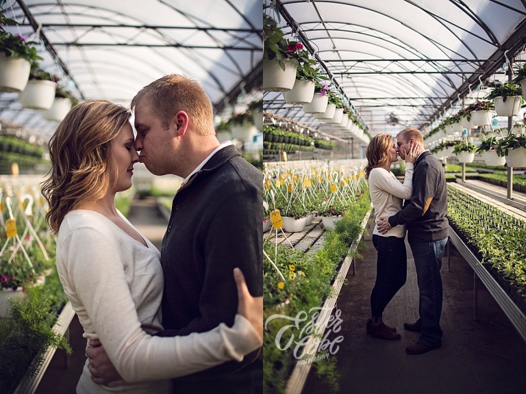 Green House Engagement, Spring Engagement Session, Michigan Wedding Photographer 