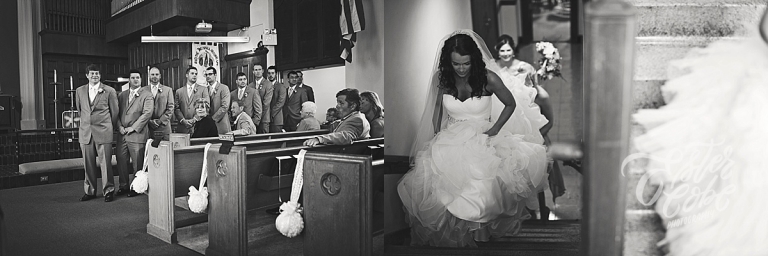 Bride before ceremony