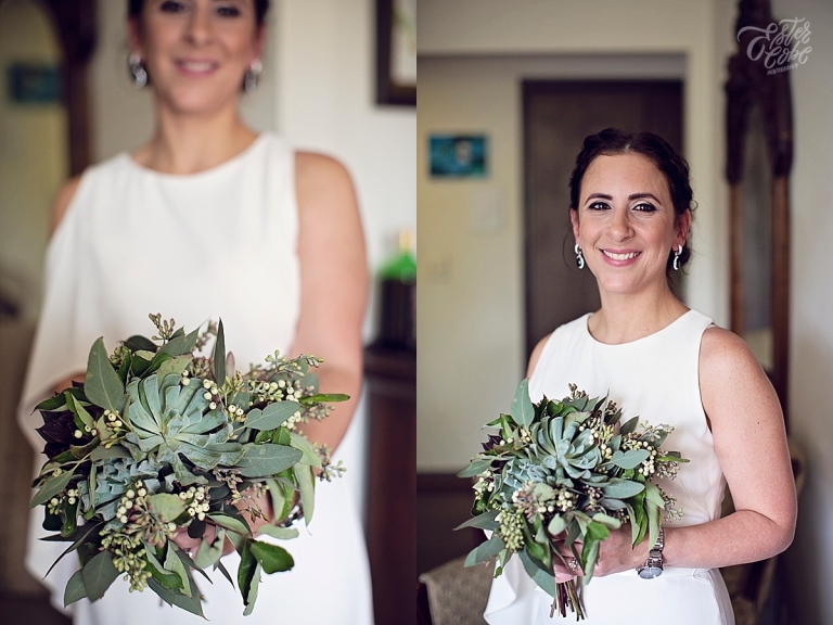 Cactus and Eucalyptus Bouquet Maid of Honor