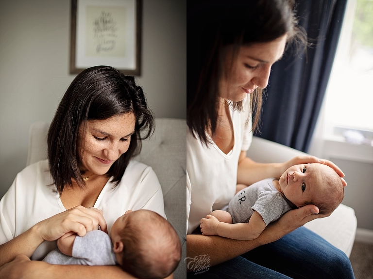 Michigan Newborn Photographer, Newborn Photography, Lifestyle photographer, Newborn at home, Candid photographer, mother and child