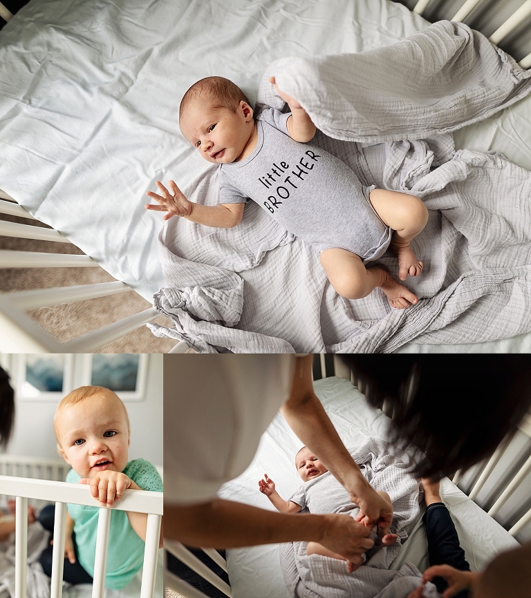 Michigan Newborn Photographer, Newborn Photography, Lifestyle photographer, Newborn at home, Candid photographer, Big Sister