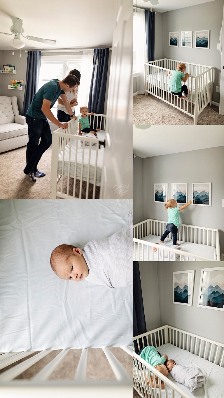 Michigan Newborn Photographer, Newborn Photography, Lifestyle photographer, Newborn at home, Candid photographer, Big Sister