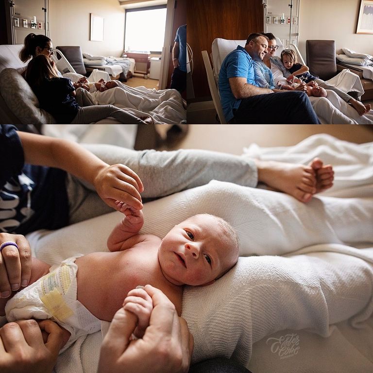 Fresh 48 in hospital Newborn Photography Royal Oak Beaumont