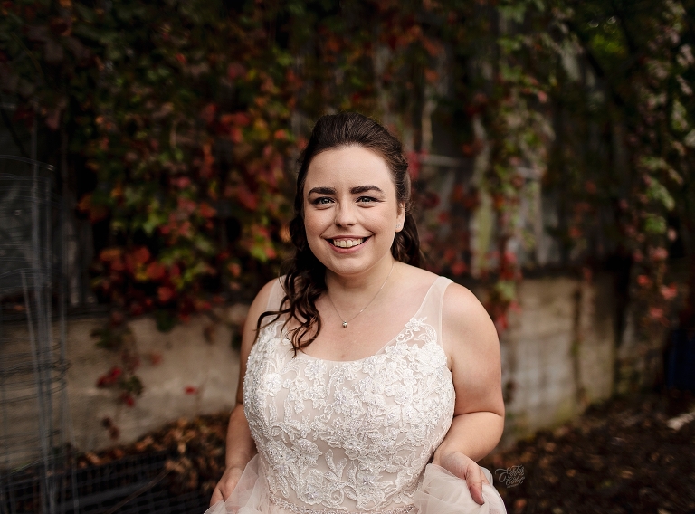 Bride on her wedding day, Detroit Editorial Wedding Photographer 