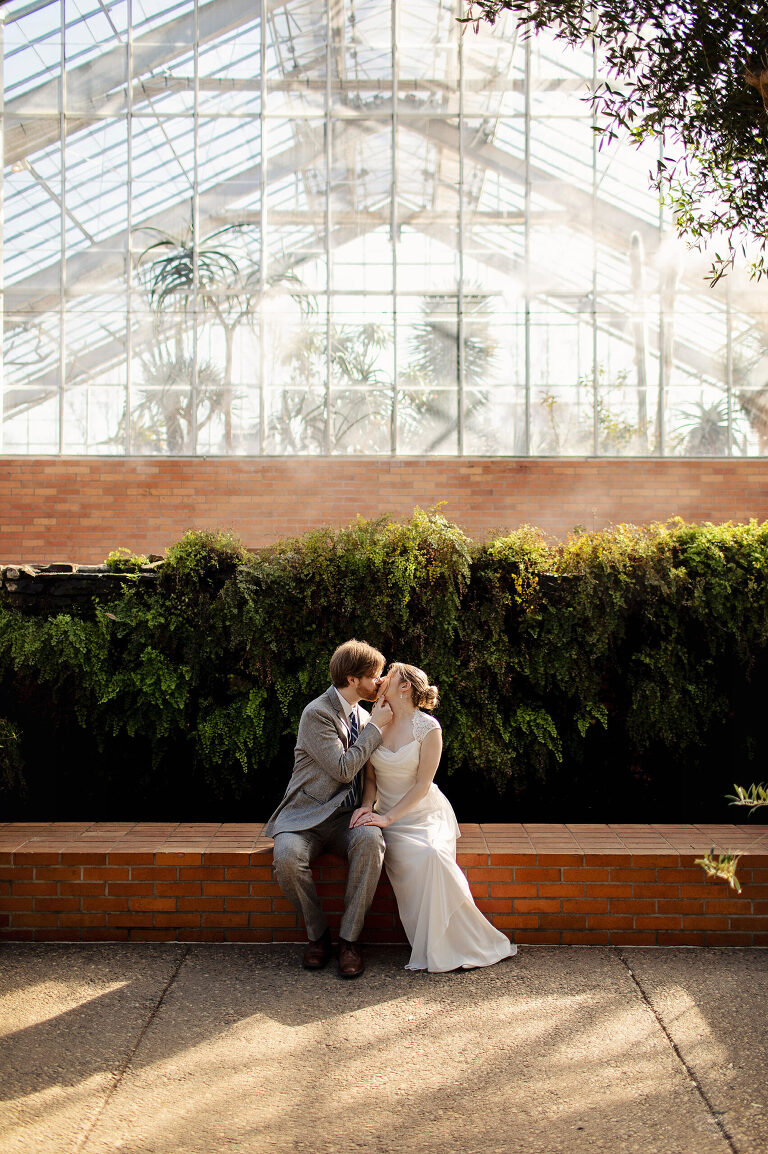 Winter Matthaei Botanical Wedding