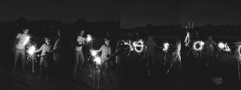 Sparkler Photographs, How to photograph 4th of July, Michigan Lifestyle Photographer, Photo Challenge 