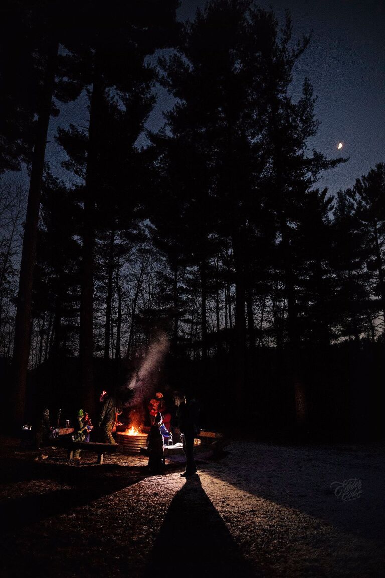 Michigan documentary Photographer, Candid Photographs of Christmas, Tips on photography, Documenting life, Lifestyle photography, Michigan family photographer, Night Hike Photos