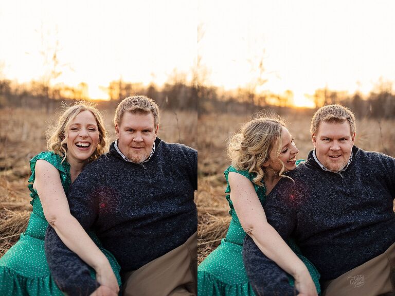 Fun Engagement session in Michigan